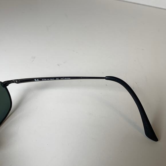 Rare! Ray-Ban RB3162 Sleek 004/48 Sunglasses Silver Chrome Polarized 52-19 - Picture 8 of 16